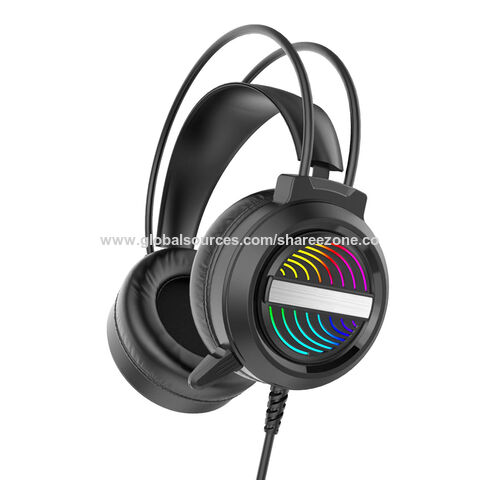 Compre Shareez F brica 7 1 Auriculares De Sonido Envolvente Para Pc Mac Port til Rgb Luces Con Cable Auriculares Est reo Con Micr fono y Auriculares Para Juegos de China por 3.86 USD Global Sources