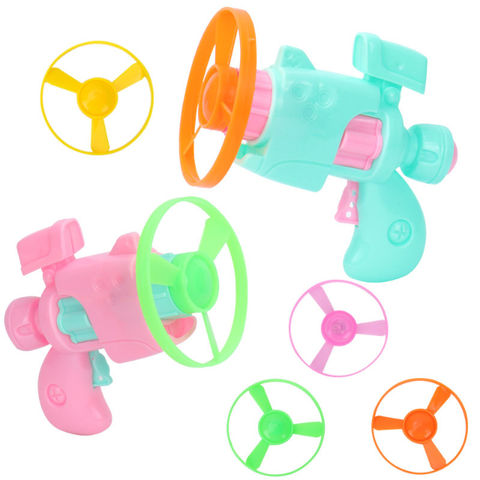 Buy Wholesale China Outdoor Plastic Toy Flying Saucer Luminous Ufo Gun ...