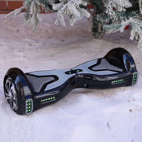 White hoverboard with online bluetooth