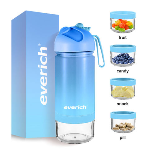 Buy Wholesale China 14oz Water Bottle Kids Bottles With Snack Jar