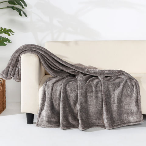 Buy Wholesale China Eco Plush Solid Kation Blanket 150cm X 200cm, Tan ...