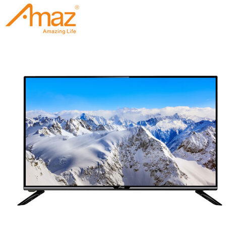 Amaz tv 32 Zoll Doppelglas TV Custom Android Fernseher LED-TV for sale at factory direct price