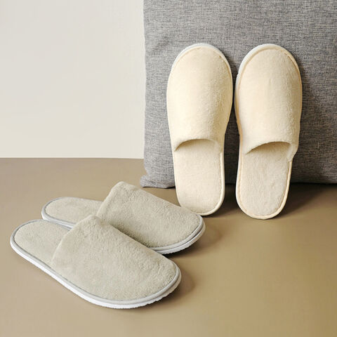 Coral Fleece Disposable Hotel Slippers Spa Slippers Lounging