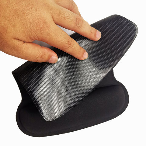 Tapis de souris ergonomique en mousse à mémoire de forme avec repose-poignet  intégré