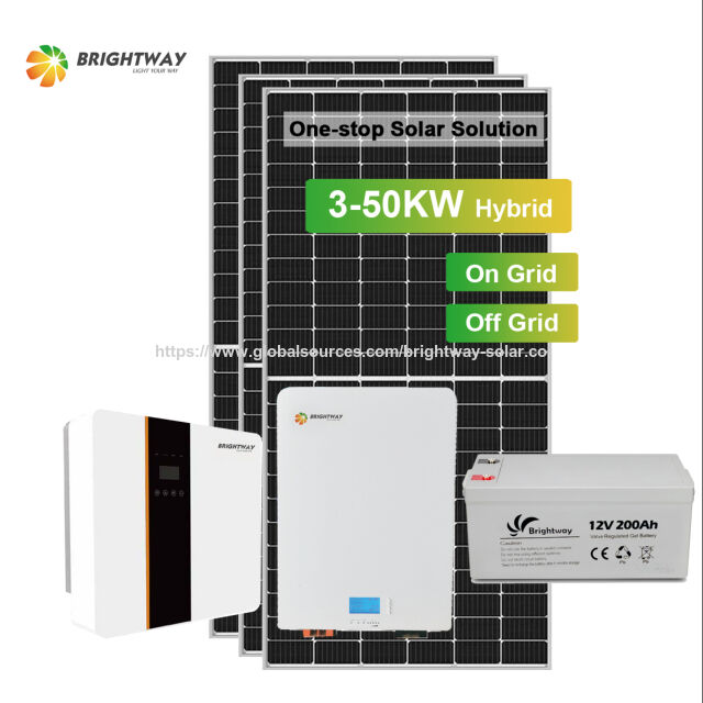 Système de Générateur d'Énergie Solaire Photovoltaïque (PV) 28kW pour Maison ou Industrie