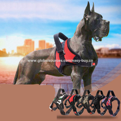 Arneses para perros al por mayor, reflectantes, transpirables, con múltiples diseños, arnés grande para perros
