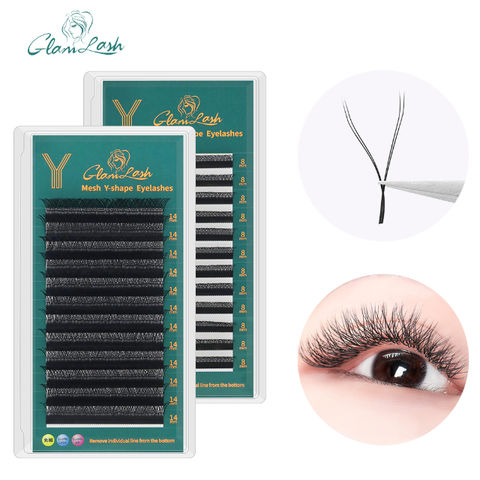 Eyelashes 8x ADELIA top Professional Eyelash Extension Faux Silk Lashes