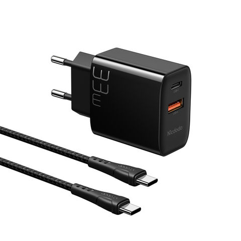Cargador Carga Rápida 33W + Cable USB-C Xiaomi PD