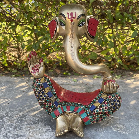 Buy Wholesale India Modern Ganesha Sculpture, Elephant Face God Statue ...