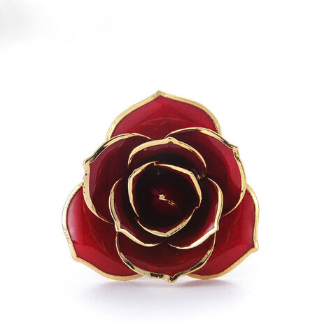 Buy Wholesale China Wholesale 24k Gold Rose Flower For Valentines Gift