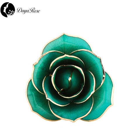 Bulk Buy China Wholesale 24k Gold Real Rose Gift Valentines Day Gift