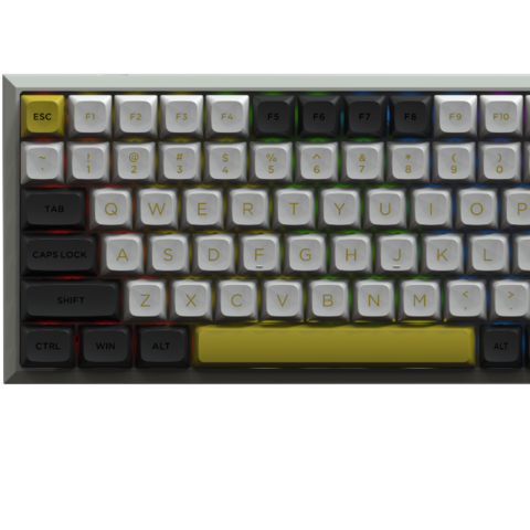 Motospeed SK84 Clavier Mécanique Gaming Bluetooth Sans Fil, Switch Rouge/Bleu, 84 Touches, Hot Swap