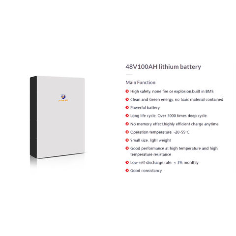 Power wall mount Alternative 5kwh 48V 100Ah Lifepo4 Lithium Ion Battery ...
