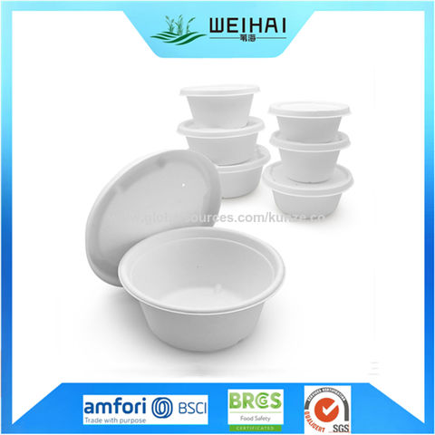 Buy Wholesale China Biodegradable Bowls+bowl Covers 50ml Disposable ...