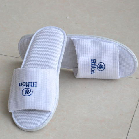 Compre Pantuflas De Toalla Para Huéspedes De Spa De Hospital