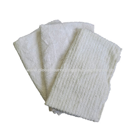 Buy Wholesale China Cheap Price 100% Cotton Sewing White Little Square  Towel Cotton Rags Industrial Cleaning Wiping Rags & Cleaning Rags at USD  1.72
