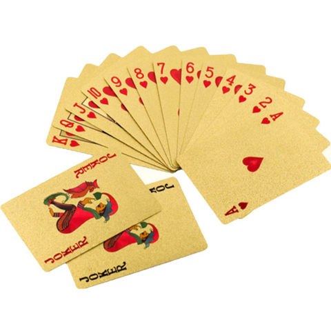 Vente en gros Cartes De Poker En Or de produits à des prix d'usine