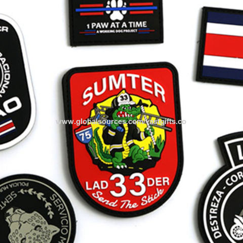 Custom PVC Patches, Custom Rubber Patches, Morale Patches, Hook