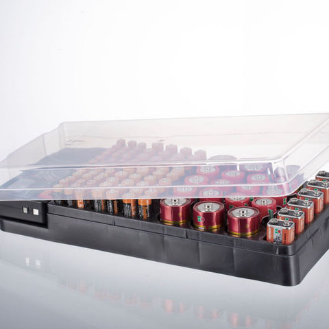 Buy Wholesale China Portable Battery Organizer Case Battery Storage ...