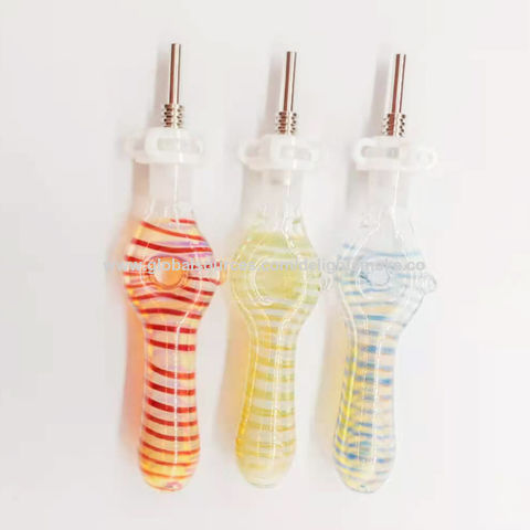 Buy Standard Quality China Wholesale Glass Donut Smoking Honey Straw ...
