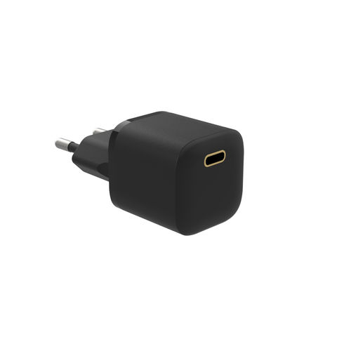 Chargeur double port USB PD30W USB-C / Type-C + QC3.0 avec câble de données  de type C à 8 broches de 1 m, prise AU