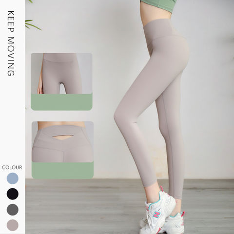 Buy Seamless Leggings High Waist Gym Yoga Lastic Solid Yoga