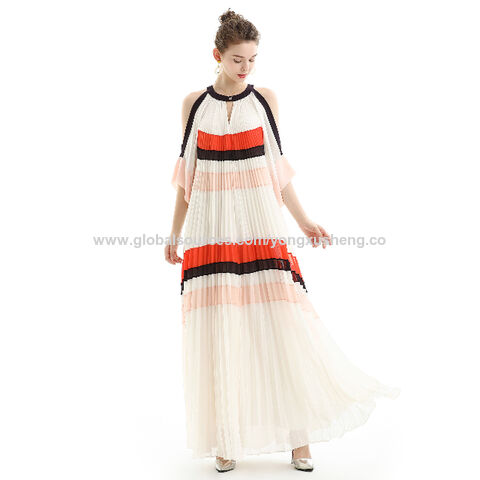 Smarat Long Sleeve Round-Neck Dress DRS18467L India | Ubuy