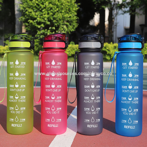 Buy Wholesale China Sport Water Bottle With Time Marker Custom Logo ...