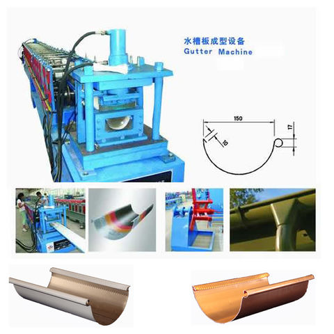 Buy Wholesale China Round Gutter Machine Automatic Round Gutter Roll ...