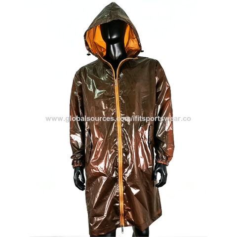 Buy Wholesale China Men's Transparent Rain Coat Rubber Mac Tpu Jacket ...