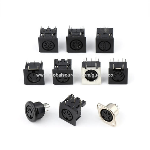 Buy Wholesale China Din Connector Mini Din Jack Socket Manufacture 3/4 ...