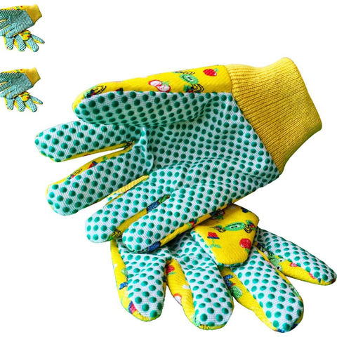 Kids Safety Garden & Work Gloves – Ages 2 To 12 – Child-Sized Protective Gloves