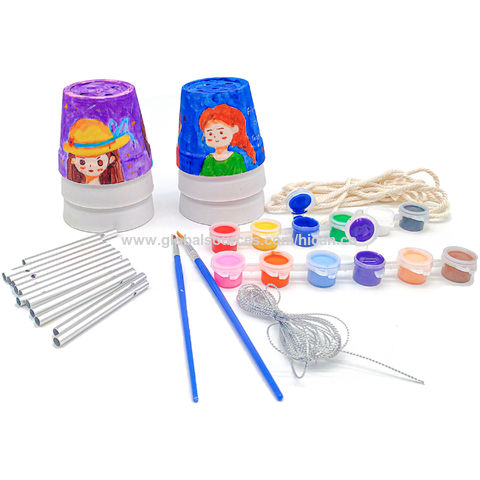 Kit Manualidades Niños,Carillón de Viento para Pintar Creativo,Pintar  Carillón de Viento,Regalo Juguetes de Pintura Niños,DIY Kit Manualidades de