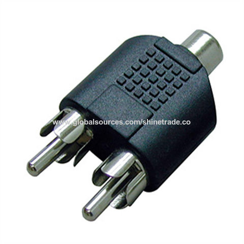 Buy Wholesale China Rca Jack To 2*rca Plugs & Rca Plug Jack Connector
