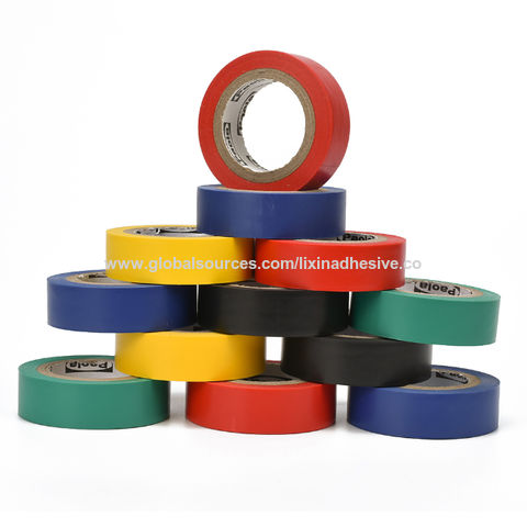 Electrical Insulation Tape Flame Retardant PVC Quality ROHS Stamp Multi Colour 