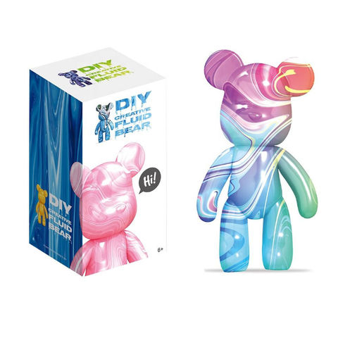Buy Wholesale China Explosive Painting Creative Handmade Gift Graffiti Doll Fluid  Bear Toy & Educational Toys at USD 19.59