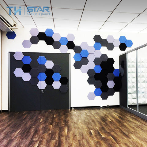 Haute qualité décorative panneau mural 3D PET Panneau acoustique pour  Office - Chine Carte acoustique, le Pet Panneau acoustique