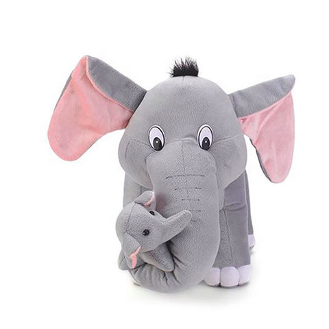 plush elephant with big ears