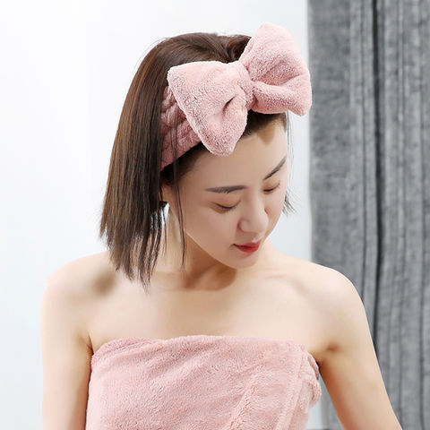 Buy Wholesale China Korean Style Washing Face Skincare Microfiber Headbands  Elastic Stretch Hair Band For Women & Microfiber Hair Towel at USD  |  Global Sources