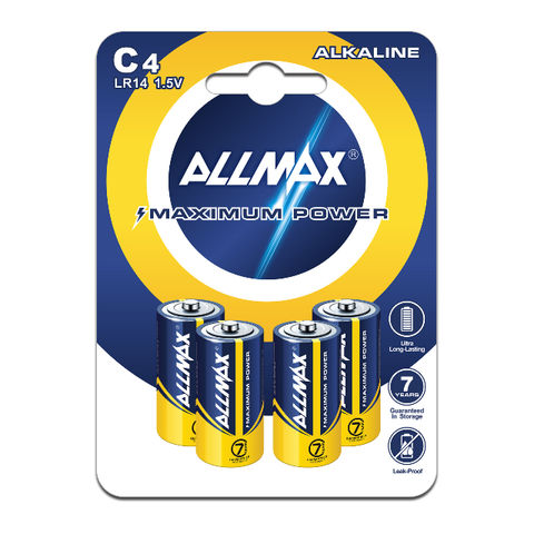 Bulk Buy China Wholesale Chinese High Quality Long Life Allmax Maximum  Power Lr14 C Size Longer Lasting Alkaline Batteries $0.01 from Sichuan  Huajing Guomao Industrial CO., LTD.