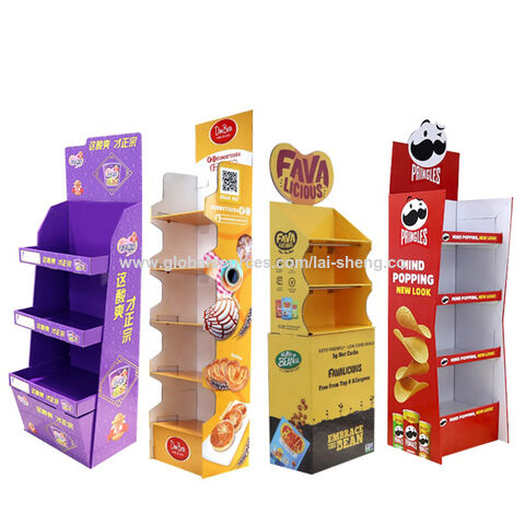 Customized Pop Snacks Display Stand Chips Display Rack Food