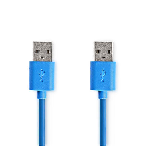 Câble d'extension USB 2.0 Type A-Mâle vers A-Femelle en Bleu 1.5 et 3m –