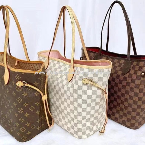 Buy China Wholesale Luxury Handbag Replica L-v Women Bags Genuine Leather Neverfull Bags Designer Handbags & Lv Handbags at USD 85 | Global Sources