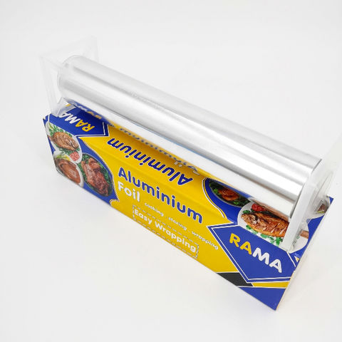Ox Plastics Papel de aluminio para alimentos, papel de aluminio resistente,  rollos de papel de aluminio plateado para barbacoa, asar, hornear