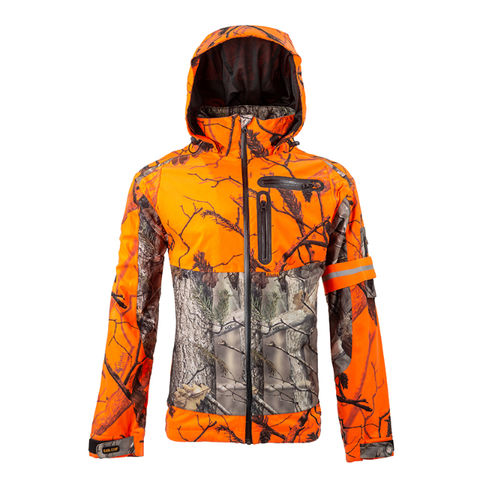 chaqueta naranja para cazar