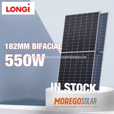 Buy Wholesale China 550w 560w 600w Longi Ground Based Solar Panels And Pv  Power Mono Solar Module For Home & Solar Panel at USD 129