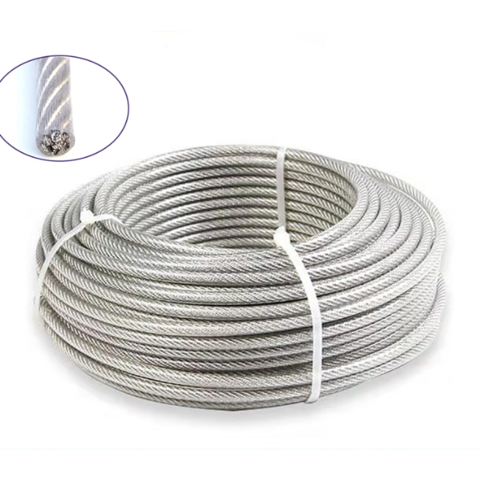 stainless steel wire rope coated factory