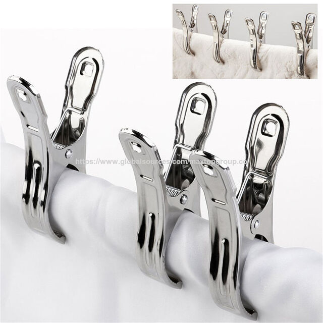 Jepitan Pakaian Stainless Steel - Klip Gantung Kuat
