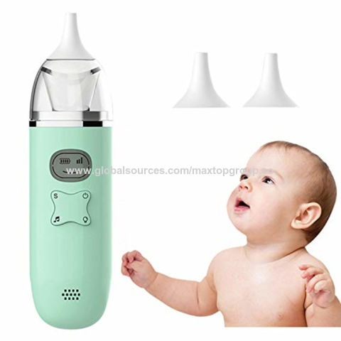 Limpiador de Nariz de bebé recargable, aspirador Nasal eléctrico de  silicona, succión ajustable, seguridad de la