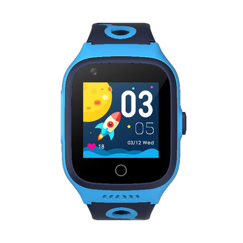 Montre Traceur GPS Enfant Connectée Micro Caméra Surveillance Bleu